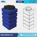 نقشه فنی مخزن ایستاده