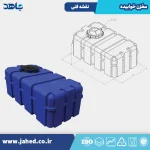 نقشه فنی مخزن خوابیده